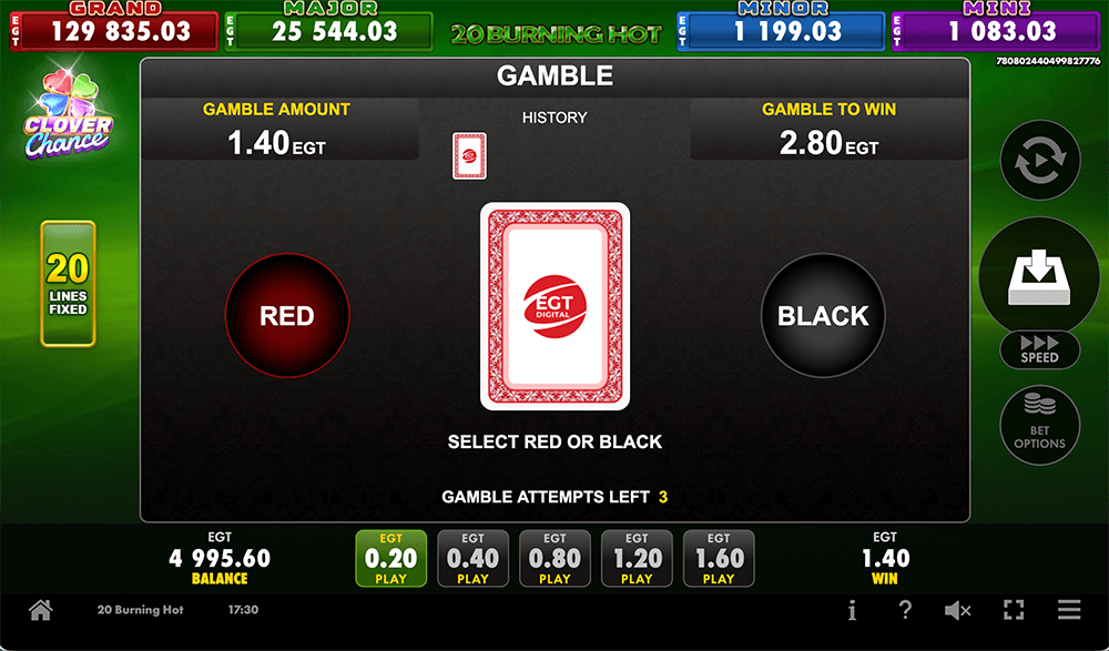 Функция Gamble (Риск-игра на удвоение)
